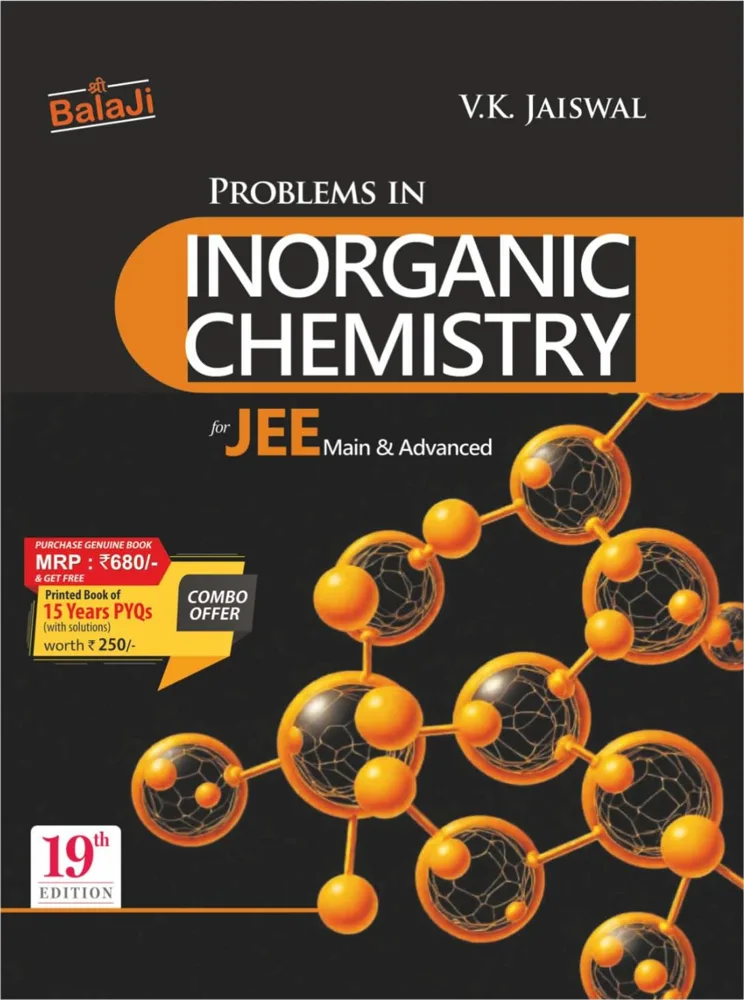 Problems in Inorganic Chemistry for JEE by V. K. Jaiswal — front cover